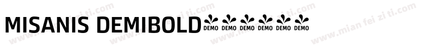 misanis demibold字体转换